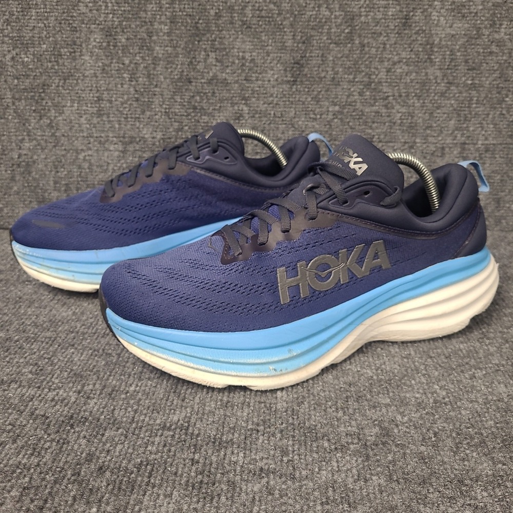 Hoka One One Bondi 8 Mens Sz 10 EE Wide Running Athletic Sneakers 1127953 OSAA
